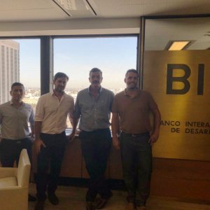 POLO IT CORRIENTES SE REÚNE CON EL BID, IBM Y VISITA ARSAT