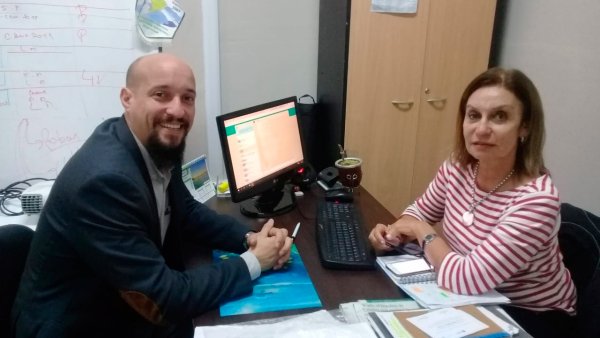 Reunión con la Directora de Relaciones Internacionales